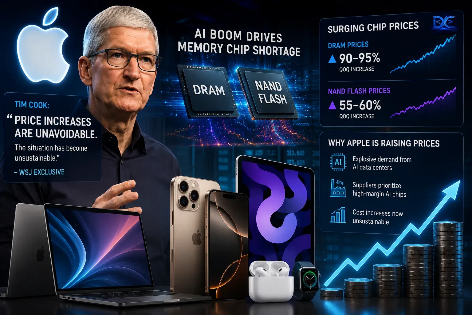 Apple Pulls the Trigger: Macs, iPads and More Get Pricier — iPhone Spared (For Now)