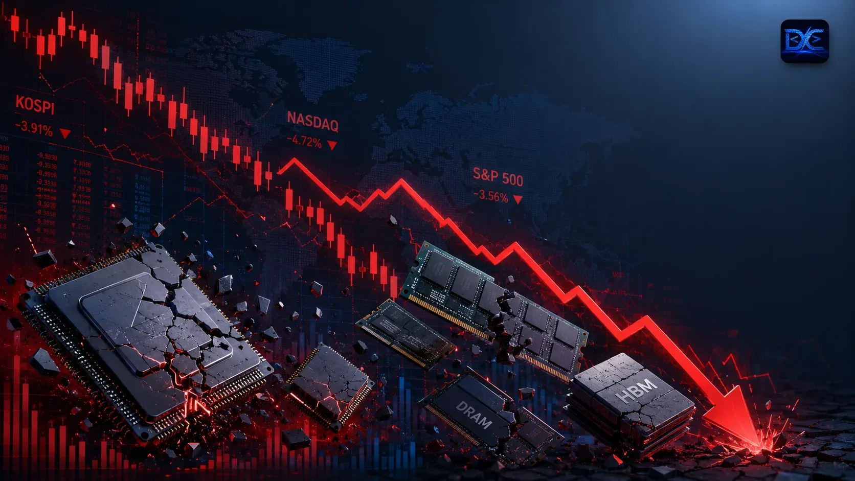 Global Tech Selloff Deepens: Chip and AI Stocks Lead a Worldwide Rout
