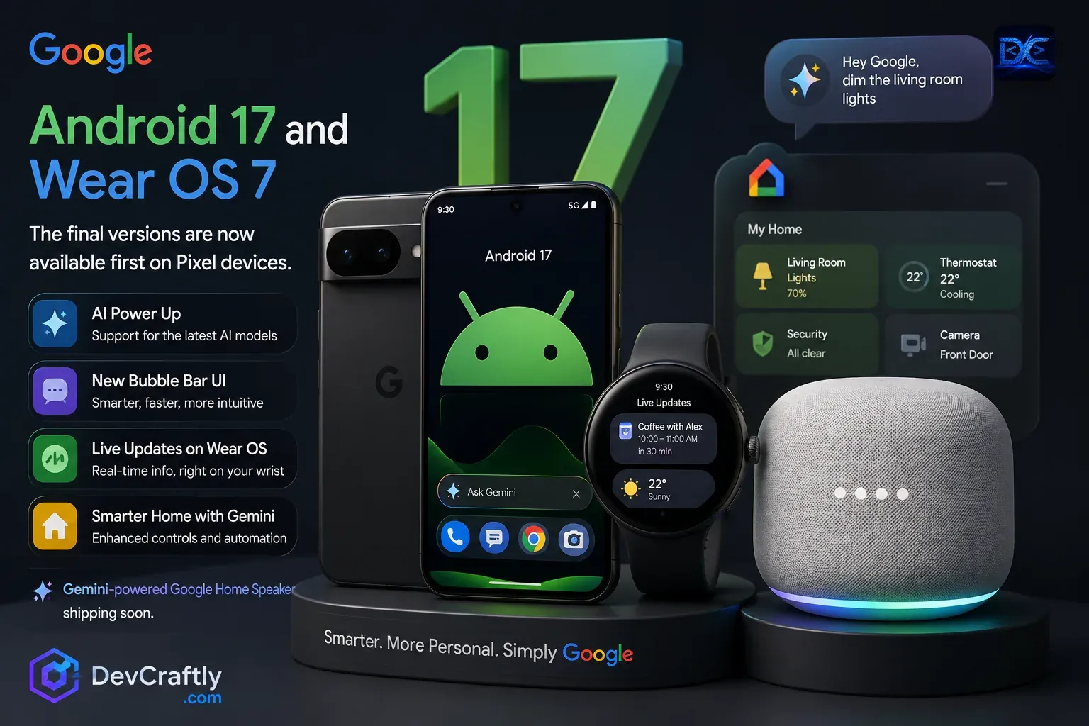 Android 17 and Wear OS 7 Are Here: What's New and Why It Matters