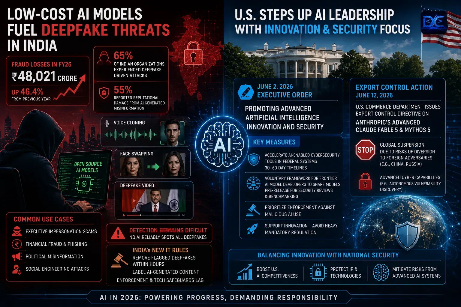 Cheap AI, Real Harm: Deepfake Fraud Surges in India as the U.S. Tightens Frontier Controls