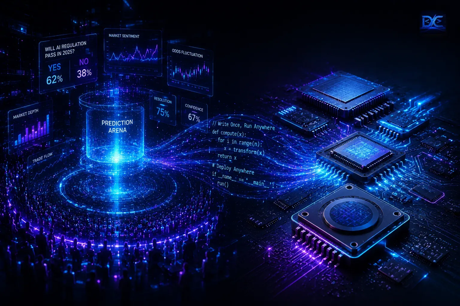 Meta Bets on Prediction Markets ('Arena'); Qualcomm Buys Modular for ~$4B