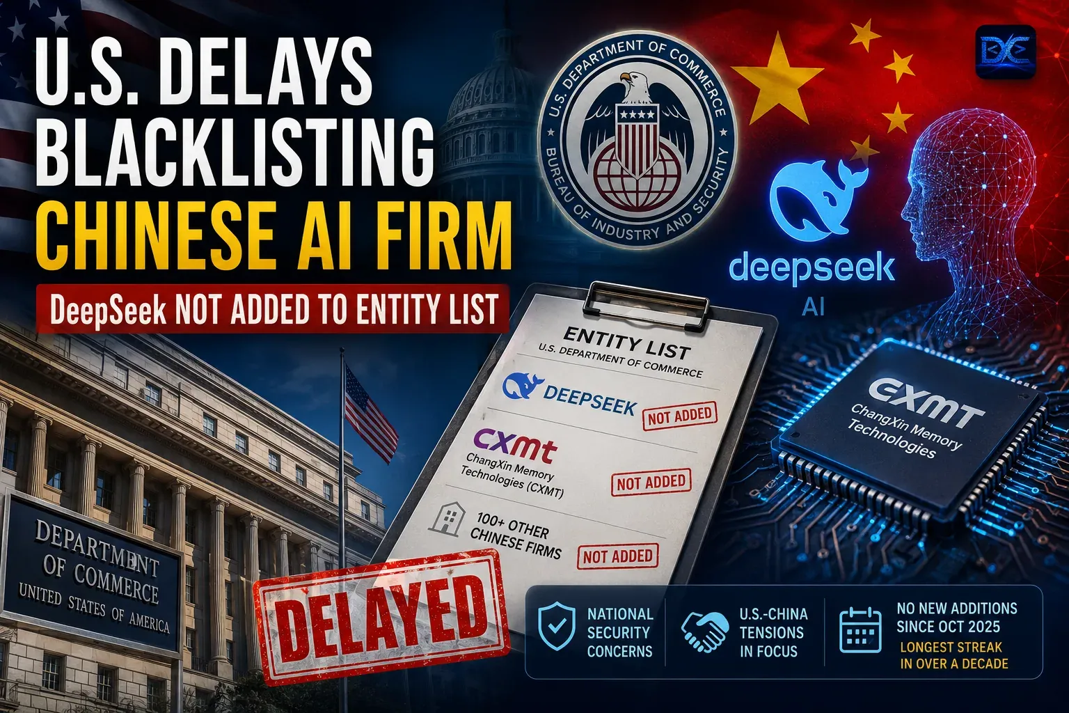 U.S. Holds Off on Blacklisting DeepSeek: What the Delay Really Means