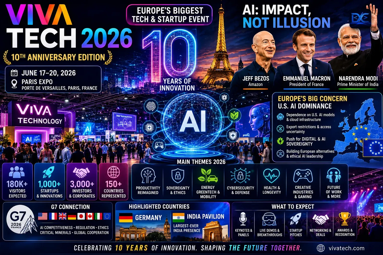 VivaTech 2026: Europe's Biggest Tech Event Turns 10, With AI Sovereignty Front and Center